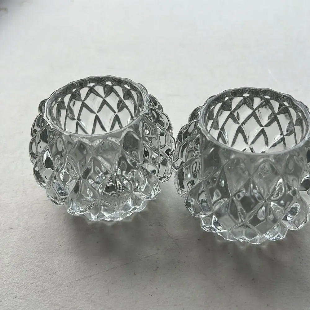 Pair of Mikasa Crystal Candle Holders 🌸
